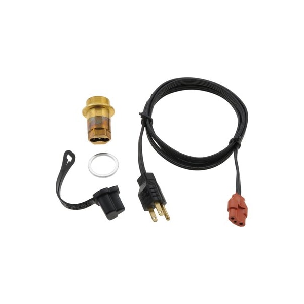 ENGINE HEATER  400W 120V, 28MM THREAD, BRASS ADAPTER ACCURA, HONDA, SAAB, SATURN